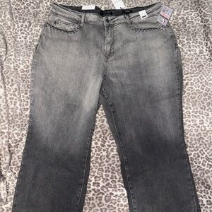 Judy Blue Women's Charcoal Straight Leg Jeans